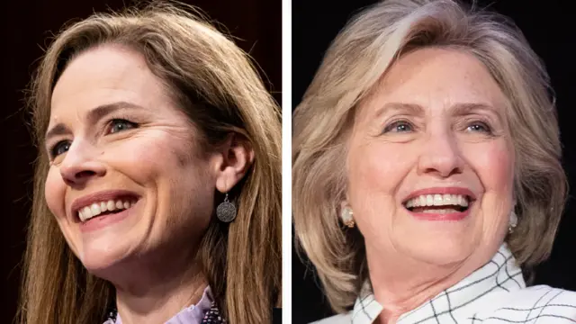 Hillary Clinton Amy Coney Barrett