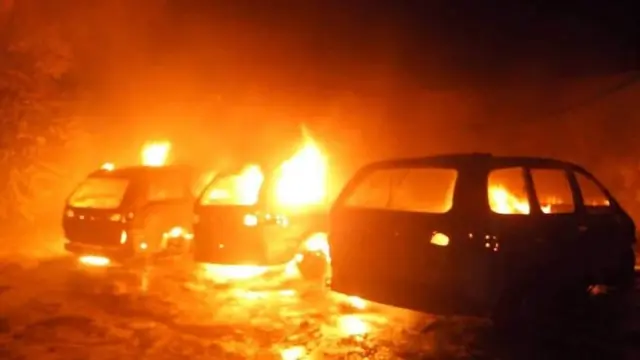 Ụgbọala PDP gbara ọkụ