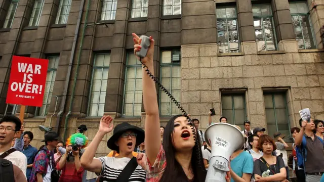 일본 내 반전 시위