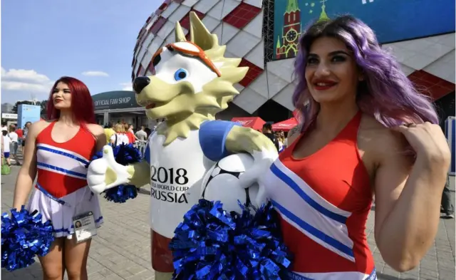 俄罗斯世界杯啦啦队