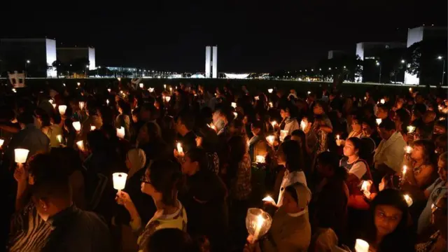 Missa na Esplanada dos Ministérios