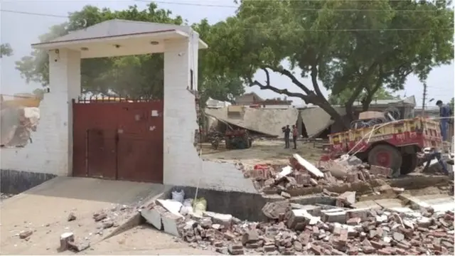 விகாஸ் துபேவின் வீடு