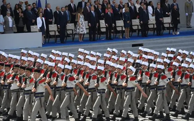 Desfile del Dia de la Bastilla en Francia