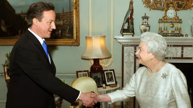 David Cameron and the Queen