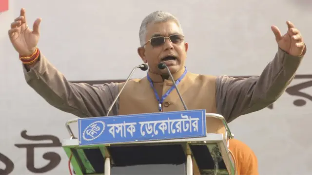 পশ্চিমবঙ্গ বিজেপির সভাপতি দিলীপ ঘোষ