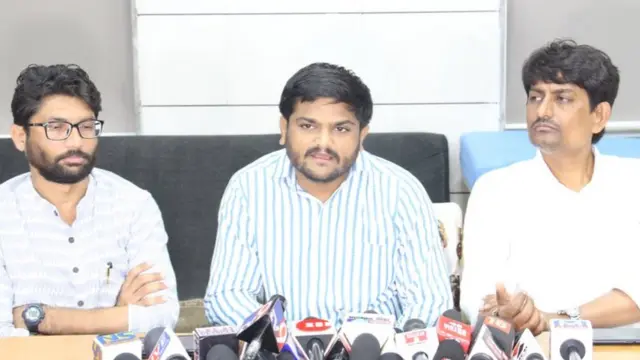 હાર્દિક પટેલ, જિગ્નેશ મેવાણી અને અલ્પેશ ઠાકોર