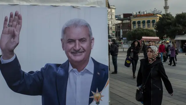 Binali Yıldırım posteri