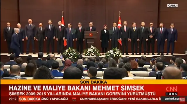 اردوغان اعضای کابینه جدید را اعلام کرد - ۳ ژوئن 