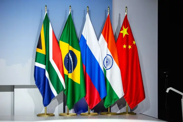 Bandeiras de membros do Brics