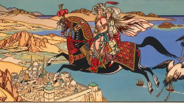 Ilustración de "Las mil y una noches".