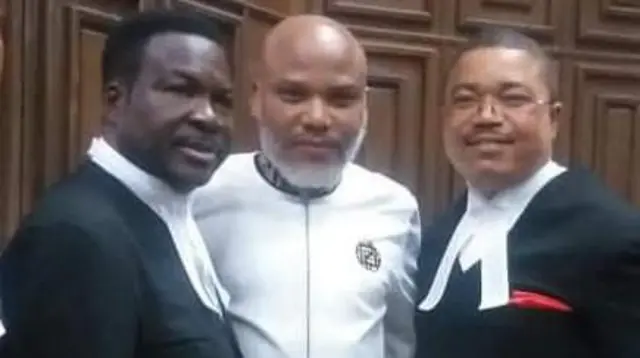 Nnamdi Kanu na ndị ọkaiwu ya