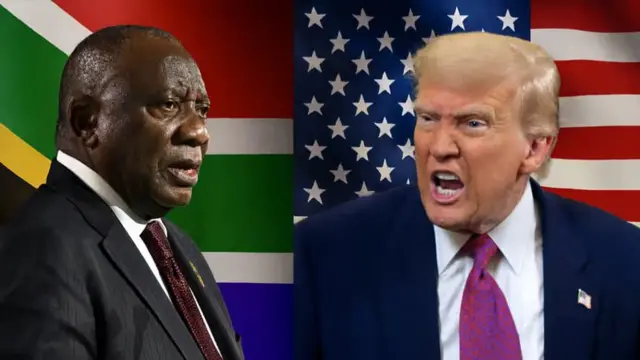  Siiriil Raamaafoosaa fi Doonaald Tiraamp