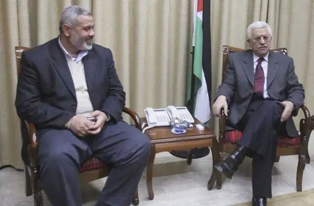 Ismail Haniyeh, Mahmoud Abbas