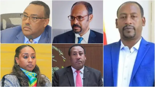 ደመቀ መኮንን፣ ይልቃል ከፋለ፣ ዳግማዊት ሞገስ፣ ሰማ ጥሩነህ እና ግርማ የሺጥላ (በሕይወት የሌሉ)