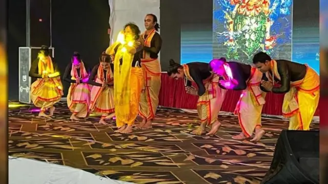साल 2023 की इस तस्वीर में 'आज़ादी का अमृत महोत्सव' कार्यक्रम में तीजन बाई
