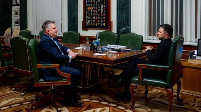 Сергій Кислиця та Володимир Зеленський, 3 січня 2026 року