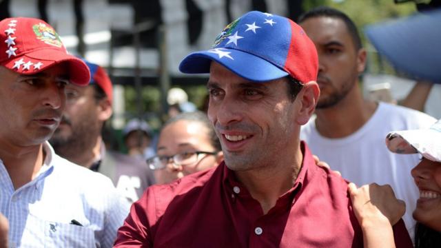 El líder opositor Henrique Capriles le exigió al gobierno que cancela la Asamblea Constituyente