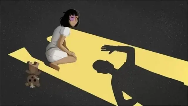 Ilustrasi kekerasan pada anak.