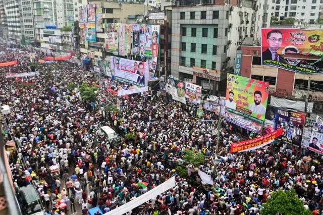 ২৮শে জুলাই নয়াপল্টনে বিএনপির জনসভা। 