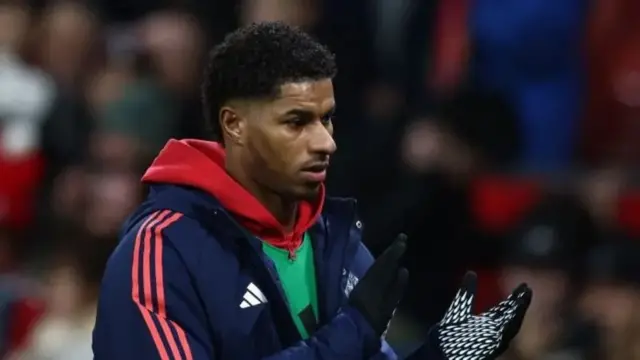 Marcus Rashford alifunga bao la kwanza la Unitete chini ya ukufunzi wa Ruben Amorim, katika uwanja wa Ipswich mnamo 24 Novemba