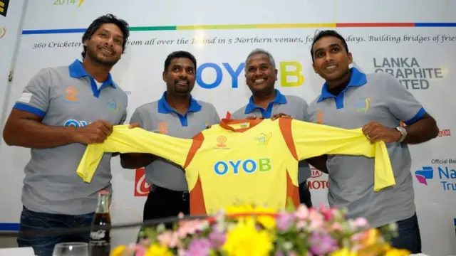 කුමාර් සංගක්කාර, මුත්තයියා මුරලිදරන්, කුෂිල් ගුණසේකර සහ මහේල ජයවර්ධන