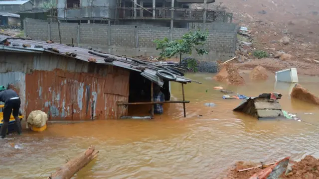 Оползни в Сьерра-Леоне