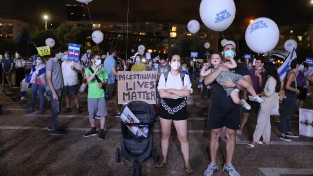 unjuk rasa di Israel, Palestina, aneksasi, Tepi Barat