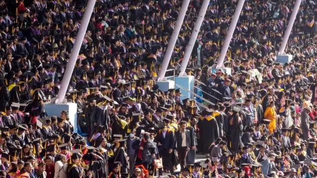 दिक्षित भएका विद्यार्थीहरू