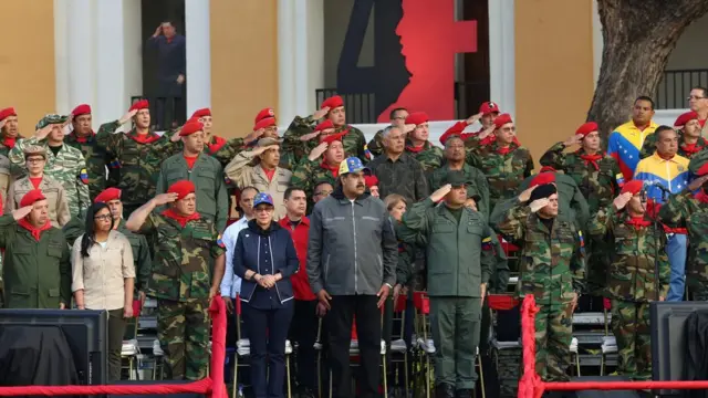 委內瑞拉軍方目前大部份將領仍然支持馬杜羅的領導。