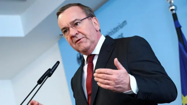 El ministro alemán de Defensa, Boris Pistorius. 