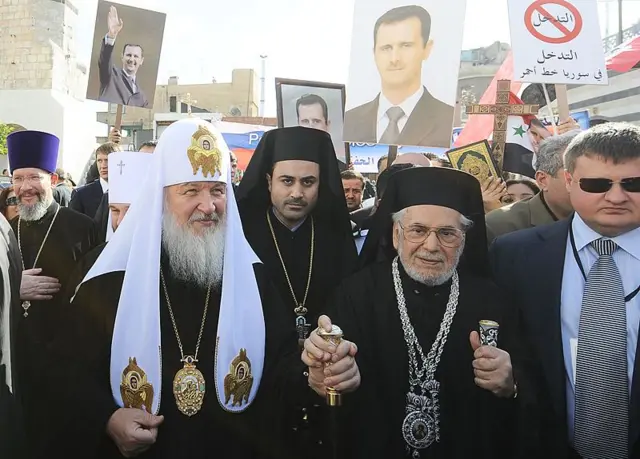 патриарх Кирилл в Сирии