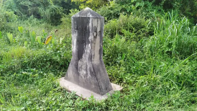 မြန်မာ-တရုတ် နယ်နိမိတ် ကျောက်တိုင်တစ်ခု