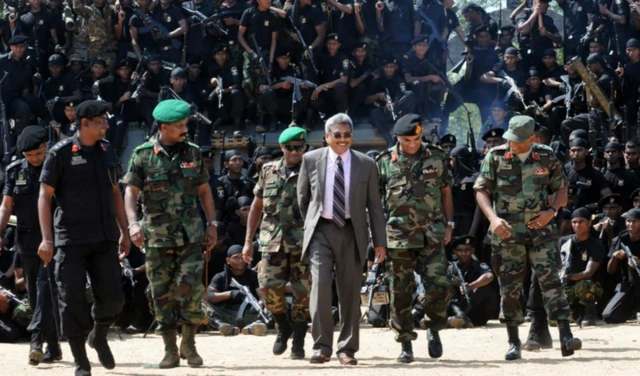 Gotabhaya Rajapaksa, ancien ministre de la défense du Sri Lanka