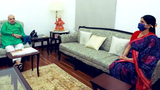 अमित शाह और अनुप्रिया पटेल