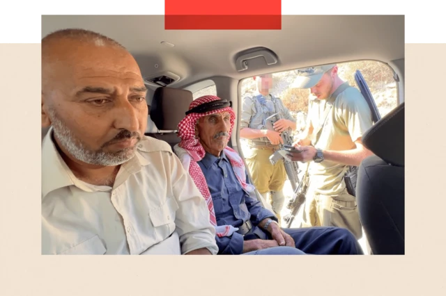 Ibrahim da Mohammed bayan da aka tayar da motarsu