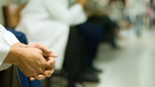 Sala de espera en un hospital