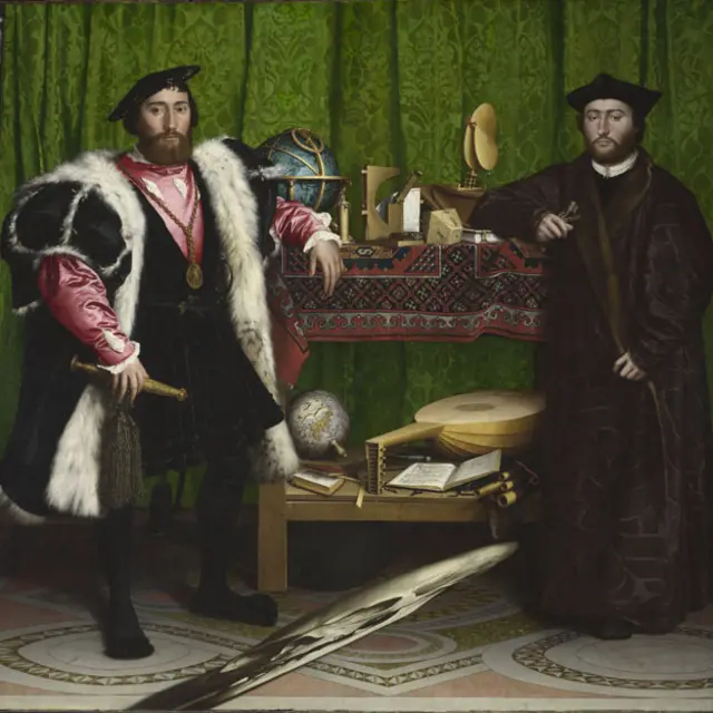 "Los Embajadores", de Hans Holbein el Joven, de alrededor de 1533 © The National Gallery, London