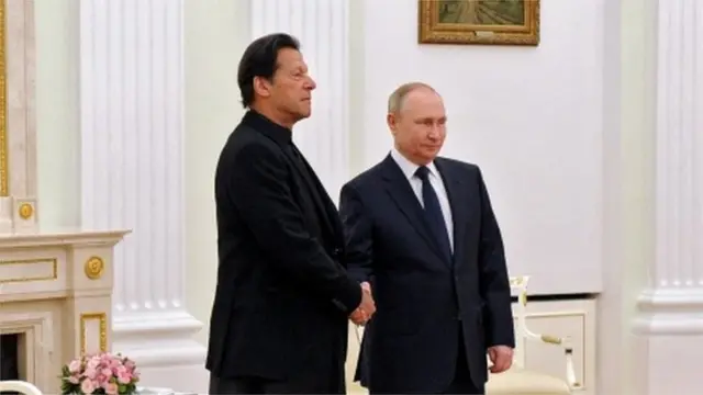 عمران خان، پوتن