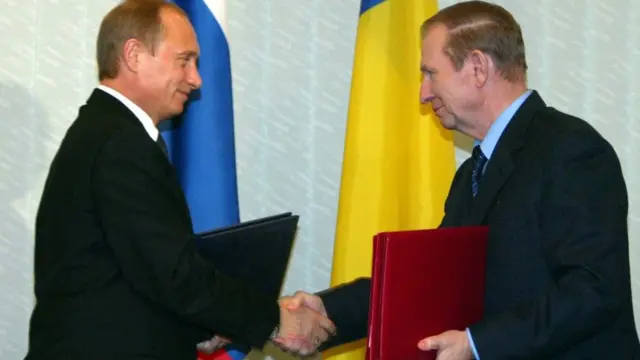 Володимир Путін та Леонід Кучма, 2003 рік