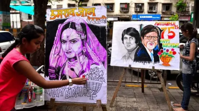 રેખા અને અમિતાભ બચ્ચનની તસવીર 