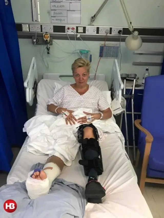 Валерія Гонтарева надіслала відео і фото виданню НВ із лондонської лікарні