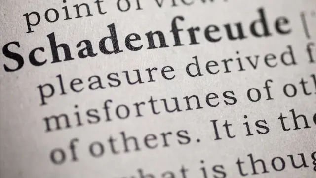 Schadenfreude en diccionario inglés