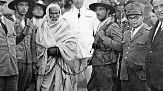 عمر مختار کو 11 ستمبر 1931 کو گرفتار کیا گیا اور 16 ستمبر کو پھانسی دے دی گئی