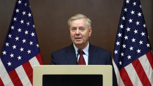 Lindsey Graham Ankara'da temasları sonrası basın toplantısı düzenledi.