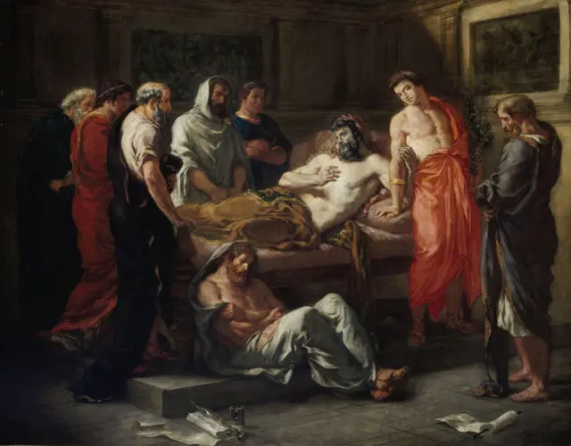 Pintura de Marco Aurélio, de Eugene Delacroix
