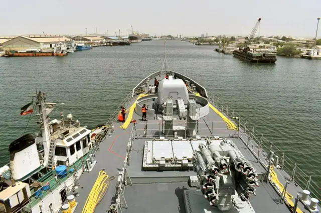 ईरान का बंदर-अब्बास बंदरगाह