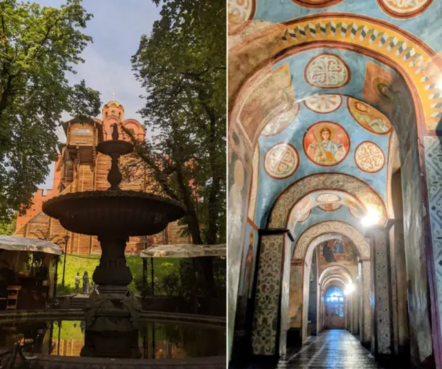 Cổng Vàng và Thánh đường Sophia xây tại Kyiv vào thế kỷ 11 