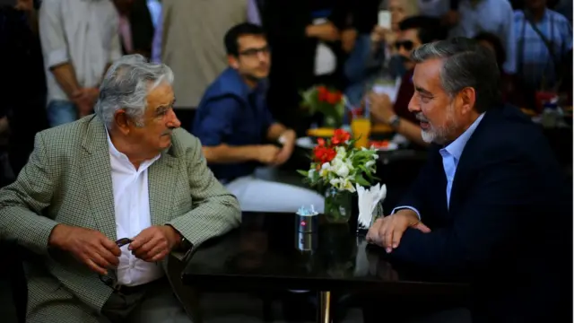 Pepe Mujica e Alejandro Guillier