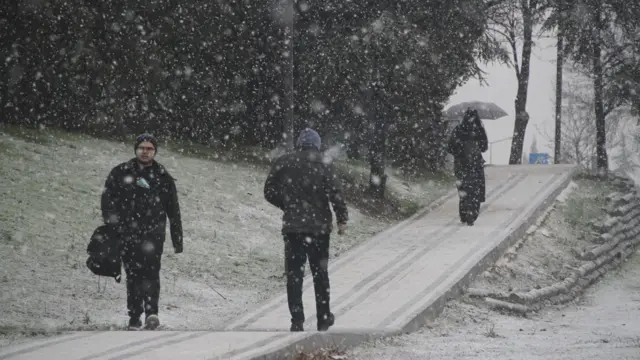 Ankara'da yoğun kar yağışı (11 Ocak 2025)