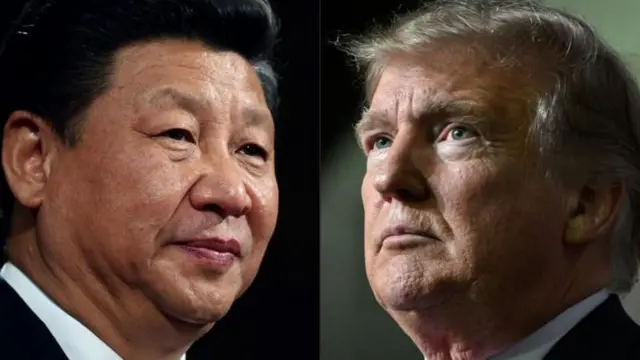চীনের প্রেসিডেন্ট শি জিনপিং ও মার্কিন প্রেসিডেন্ট ডোনাল্ড ট্রাম্প